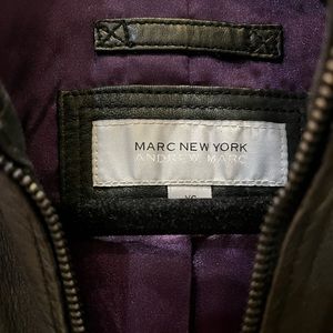 Marc New York extra small black leather Jacket in perfect condition.